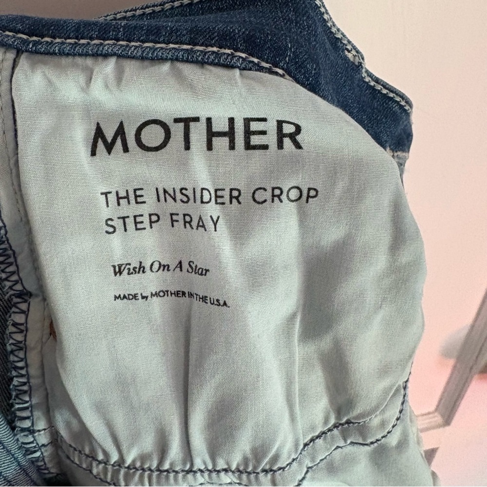 MOTHER | Insider Crop Step Fray | Wish on a Star | 28 - Picture 2 of 8